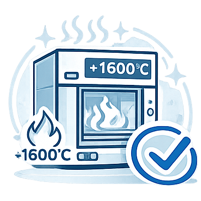 Аттестация оборудования до +1600 °C